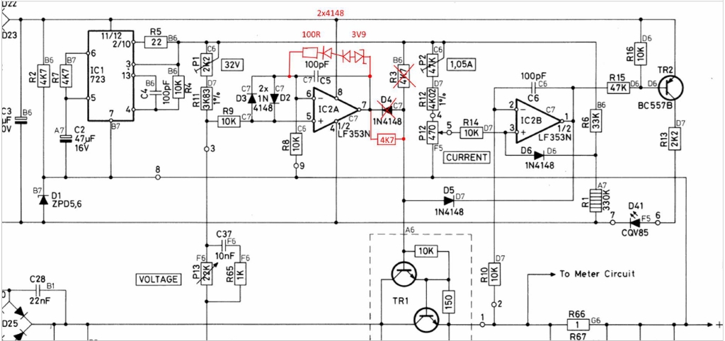 B&O SN16A lab powersupply repair and fix upgrade info, The unstable