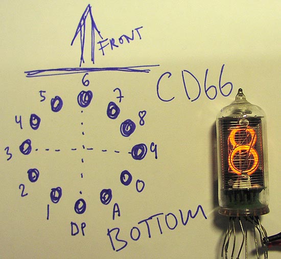 In 12 Nixie Tube Pinout