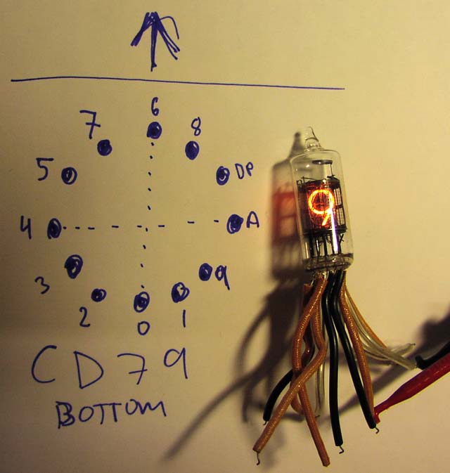 In 12 Nixie Tube Pinout