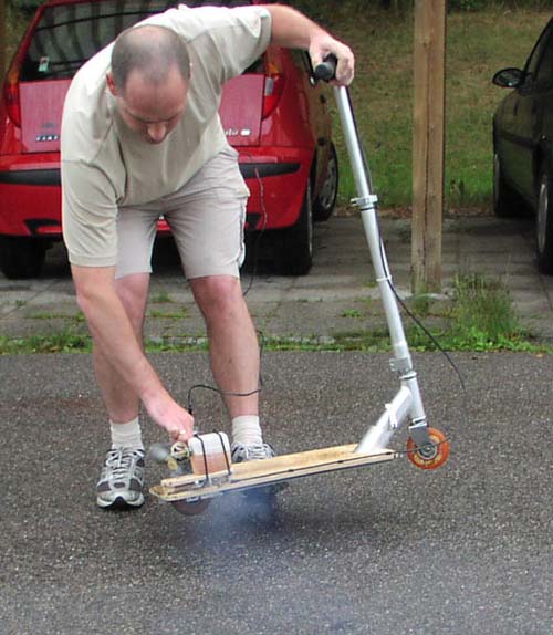 Scooter с кабины своими руками
